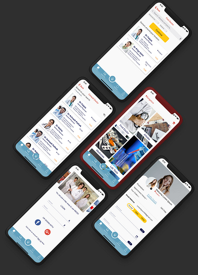 MEDDI app concept adobe xd design illustration photoshop