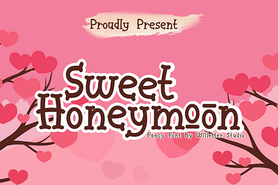 Sweet Honeymoon Preview branding design font design handletter handlettering handmade illustration logo typography vector