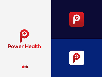 Power Halth app brandimple logo branding crative design halth icon illustration logo logotype power ui ux vector