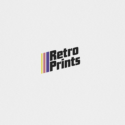 Retro Prints branding challenge design logo logo design logocore logotype retroprints texture type