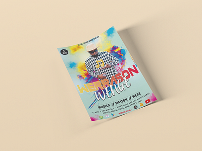 FLYER----WERRASON africa art artist artwork club congo design digital art flyer music photoshop