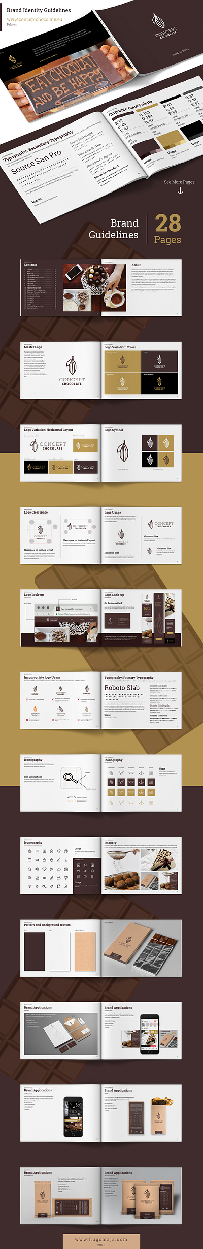 Brand guidelines, brand book, and brand manual for Chocolate brand book brand designer brand guidelines brand manual branding agency branding designs branding process logo designs packaging designs product designs stylescape