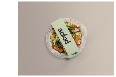 Maya - Salad Packaging branding design font design identity identity design identity designer logo logos minimal packaging packaging design