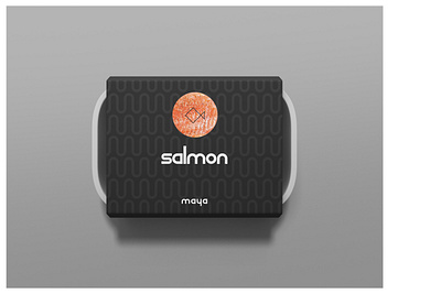 Maya - Salmon Packaging branding design font design identity identity design identity designer logo logos minimal packaging packaging design