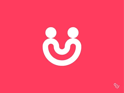 oh my püf app application artist brand identity branding creative happy face identity design logo logotype mark minimal shop shopping app smile logo symbol type typography u u logo