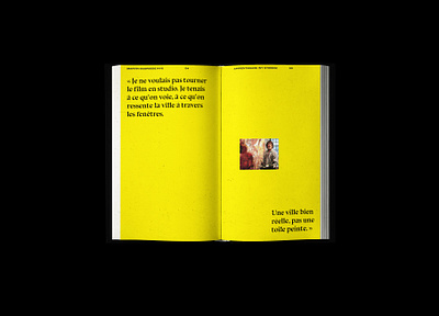 Life Lessons art direction design editorial art editorial design film graphic graphic design layout minimal new york nyc print scorsese yellow