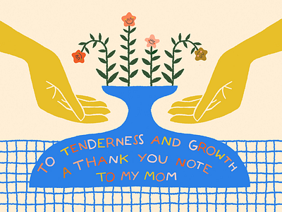 JOY / 07 illustration mothers day procreate texture