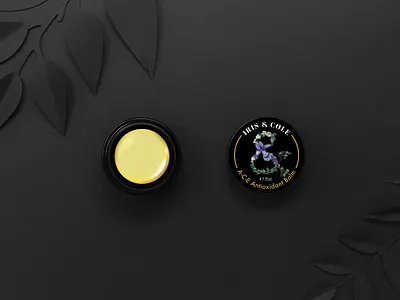 Iris & Cole ampersand black brand branding cole cream design digital drawing flower illustration iris label lavender logo organic packaging painting plant skincare