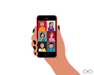 Video call character design coronavirus design illustration illustration art illustrator stay home stay safe vector videocall