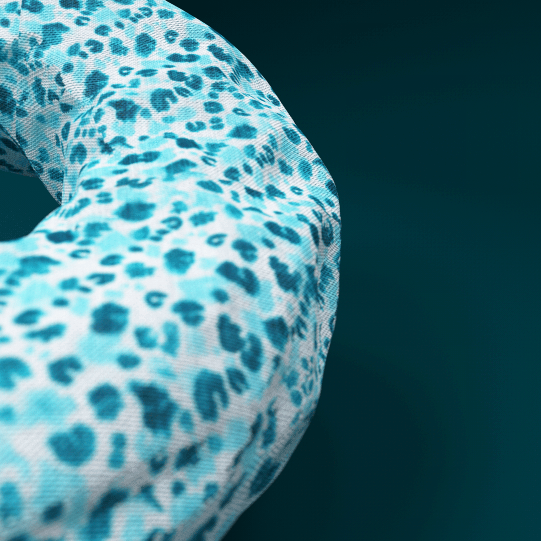 Detail 04 3d blue c4d cgi cinema 4d cinema4d cloth fabric fabric design illustration octane octanerender pattern pattern design render type typography