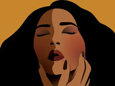 Lizzo flat illustration lizzo portrait woman