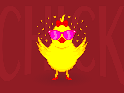 Yellow Chick chick chicken design illustration vector