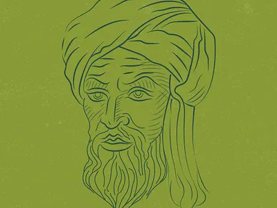 IBN TAYMYYA portrait arabic arabic calligraphy branding calligraphy calligraphy and lettering challange design typography