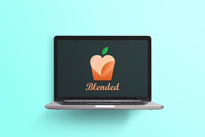 Blended - 50 Day Logo Challenge - Day 41 blended branding dailylogo dailylogochallenge dating dating app datingapp digital graphicdesign heart illustrator logo logo design logodesign peach photoshop relationship romance ui ux