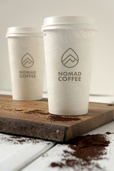 Nomad Coffee branding coffee packaging colorado design graphic design logo map packaging photoshop typography