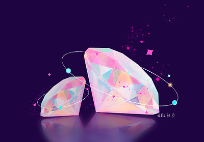 Shine bright like a diamond diamonds illustration shine