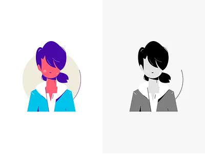 Clementine character clementine design flat girl illustration people the walking dead vector