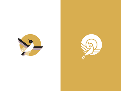 Noble camino proposal. bird coffee fly logo logodesign logotype