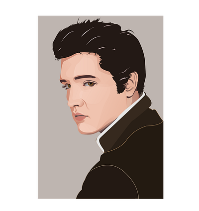 Elvis Presley 1 design graphic illustration modern texture vector wallpaper