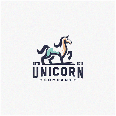 unicorn logo design inspiration brand branding character designs esport esports games icon ilustrator inspiration logo masculine simple design sports unicorn
