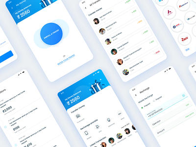 Money App balance bank cash design earn enroll expenses finance app illustration money app money management money transfer outline recharge refer sarcastic transaction vector xacrbon