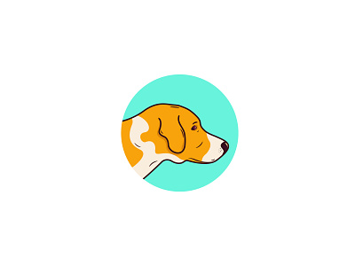 Dog Illustration branding comic design dog dog illustration flat graphic design illustration illustrator logo pet vector