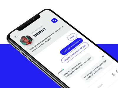 Customer Support clients customer daily ui 013 dailyui design direct message help center helpdesk ios message minimal pczohtas product design startups support users uxui