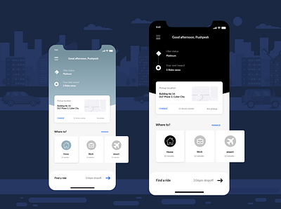 Uber-Redesign adobe xd branding design flat minimal ui ux web website xd design