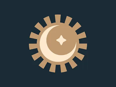 Midnight Sun (Unused Mark) branding branding and identity branding concept cafe logo freelance designer logo logo concept midnight logo moon moon logo star logo sun logo visual identity