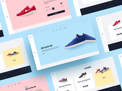 Nike Store app application button card dashboard design dribbble ecommerce icon listing menu minimal nike onboarding page product screen store ui ux