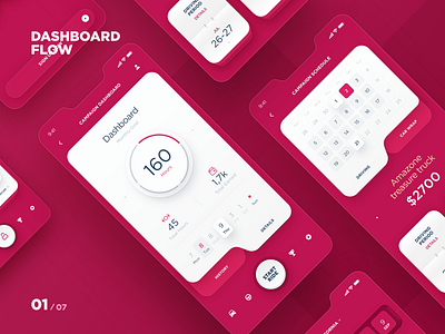 MAD - App Dashboard flow advertisement design ai app application calendar campaign car dashboard data design dtail studio event interaction interface mobile app mobile apps schedule app taxi app ui ux