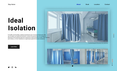 Ideal Isolation covid covid 19 design figma figmadesign help center homepage isolation landing page login page stayhome ui web web design webdesign website design