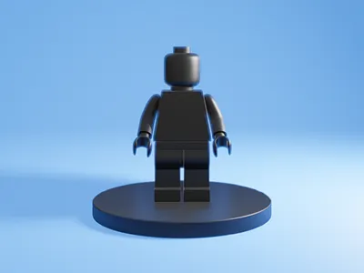 Lego 3d b3d blender character figure illustration lego