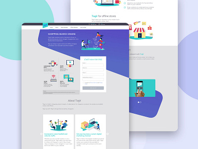 Taglr - B2B Website design india ui ui ux ui design