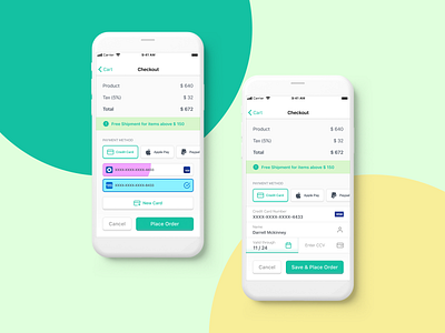 Mobile checkout screen dailyui mobile ui uidesign