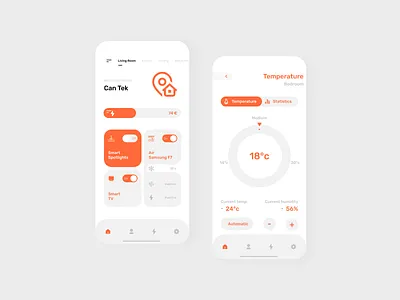 Smart Home App app app design design mobile mobile app mobile app design mobile design mobile ui uı uıdesign