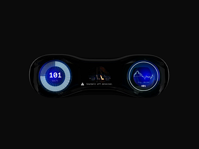 Futuristic car dashboard concept 3d aftereffects animation auto black c4d car concept dark dashboard design futuristic ui