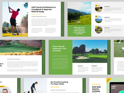 GOLF - Presentation Template agency art best powerpoint business clean company corporate creative google slides green portfolio powerpoint powerpoint templates presentation presentation design presentation packaging presentation template simple team template