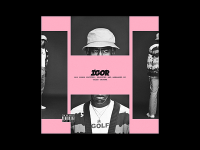 IGOR. art artwork cover design graphic design graphicdesign igor rap tylerthecreator typography