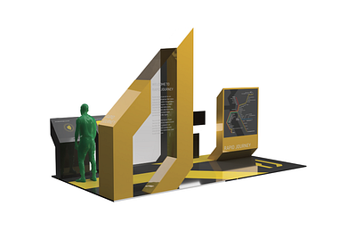Rapid Journey Pop-up Shop Design branding design logo