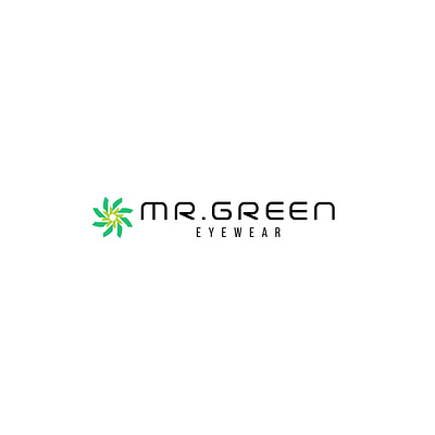 Mr. Green Eyewear brand branding design flat icon logo logo design logo logo design minimal