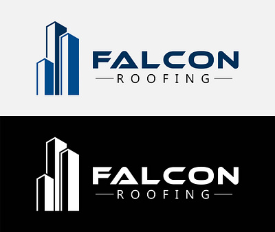 Falcon Roofing Logo brand branding design flat icon logo logo design logo logo design minimal