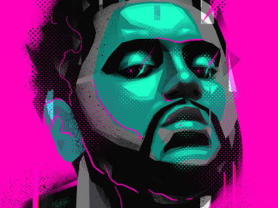 theweeknd fan art illustration personal theweeknd