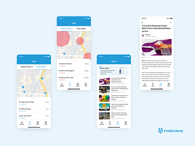 Mobile App Redesign - PeduliLindungi (02/02) covid 19 ios mobile app design ui design ui ux design ux design