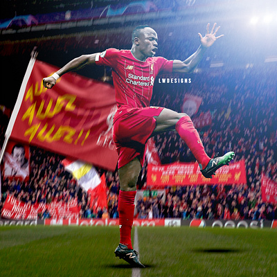 Sadio Mane - Liverpool FC YNWA anfield fifa 20 football football design football edit footballer gfx graphics liverpool fc mane poster premier league sadio sadio mane soccer soccer edit sports design sports edit wallpaper ynwa