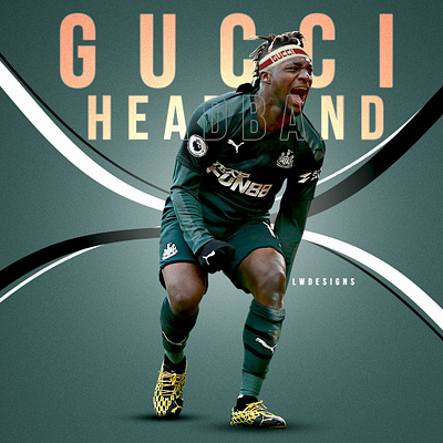 Allan Saint-Maximin - Gucci Headband - Newcastle United allan saint maximin design football football design football edit gfx graphic gucci gucci headband newcastle newcastle united photoshop premier league saint maximin soccer soccer design soccer edit sports design sports edit