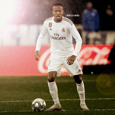 Eder Militao - Real Madrid design eder eder militao fc porto fifa 20 fifa 20 edit football gfx illustration la liga lionel messi militao photoshop real madrid soccer design soccer edit sports design sports edit sports graphic sports poster