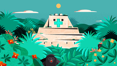Learning Maya Medicinal Practices in Belize - header belmopan belmopan design editorial editorial illustration illustration illustrator maya minimal vector