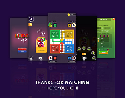 Ludo Game art game art game asset game assets graphic design illustration ludo mobile game mobile ui