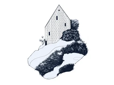 P44 art artwork building design hand drawn home illustration illustration art surface